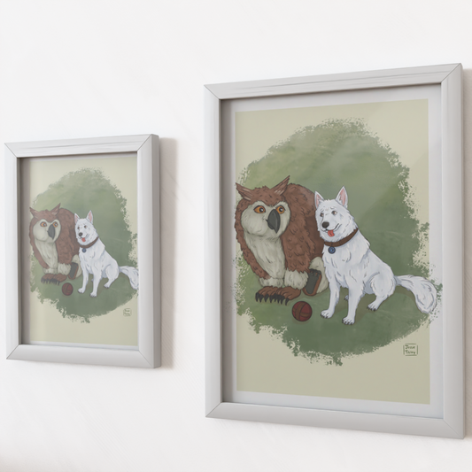 Art Print - Owlbear & Scratch