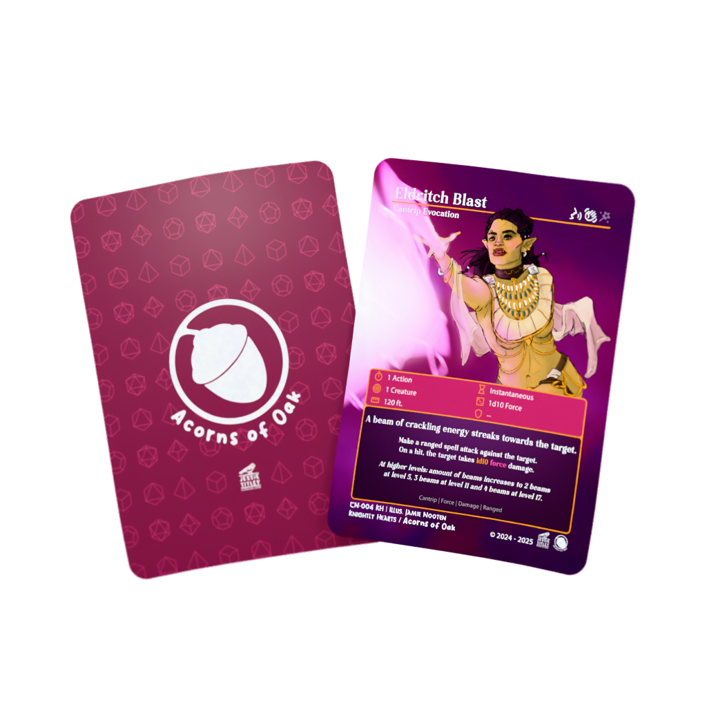 D&D Cards - Cantrip: Eldritch Blast