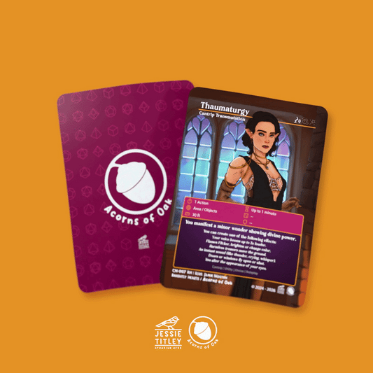D&D Cards - Cantrip: Thaumaturgy