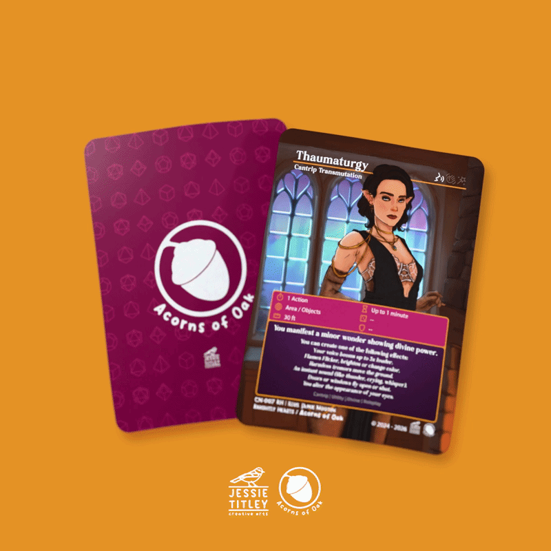 D&D Cards - Cantrip: Thaumaturgy