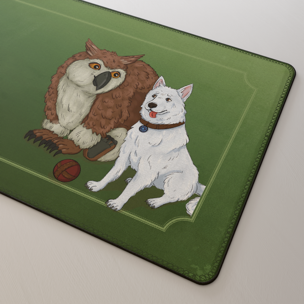 Deskmat - Owlbear & Scratch
