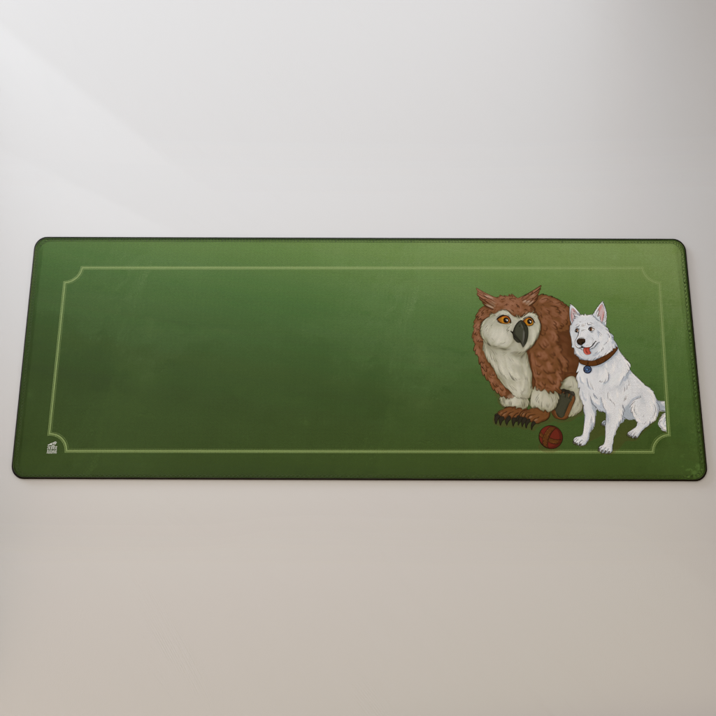 Deskmat - Owlbear & Scratch