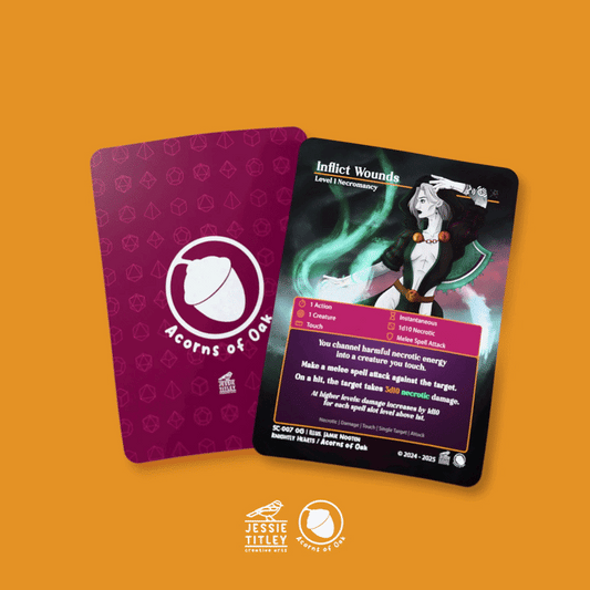 D&D Cards - Spells: Inflict Wounds