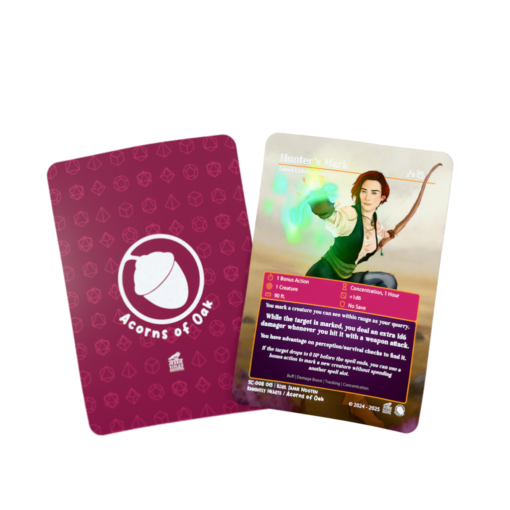 D&D Cards - Spells: Hunter's Mark