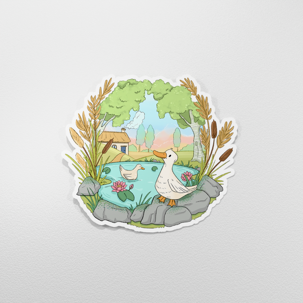 Vinyl Sticker - Ducks