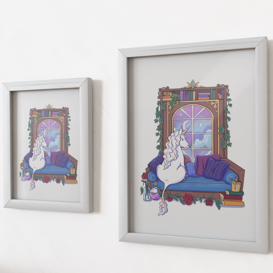 Art Print - Unicorn Window