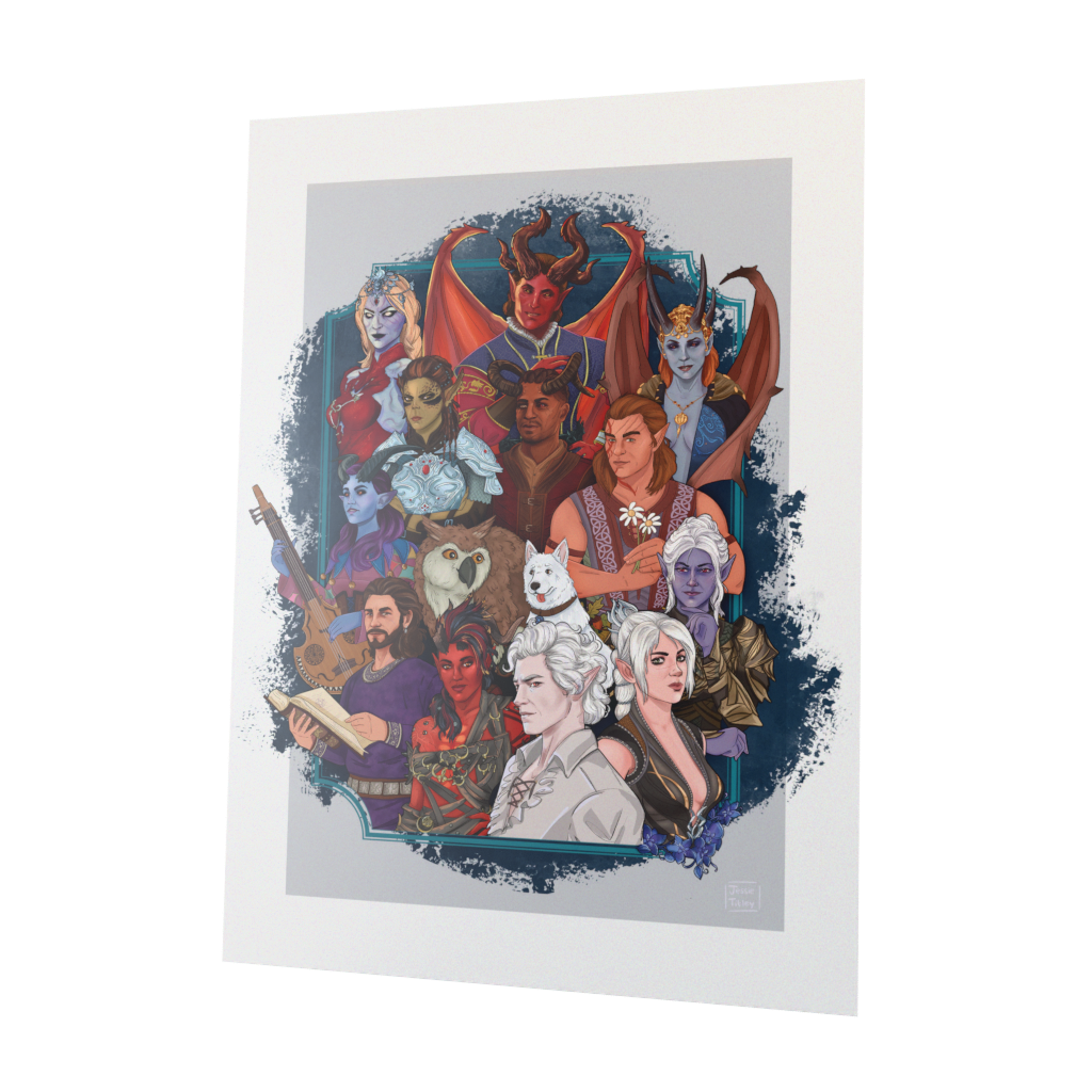Art Print - BG3 Cast