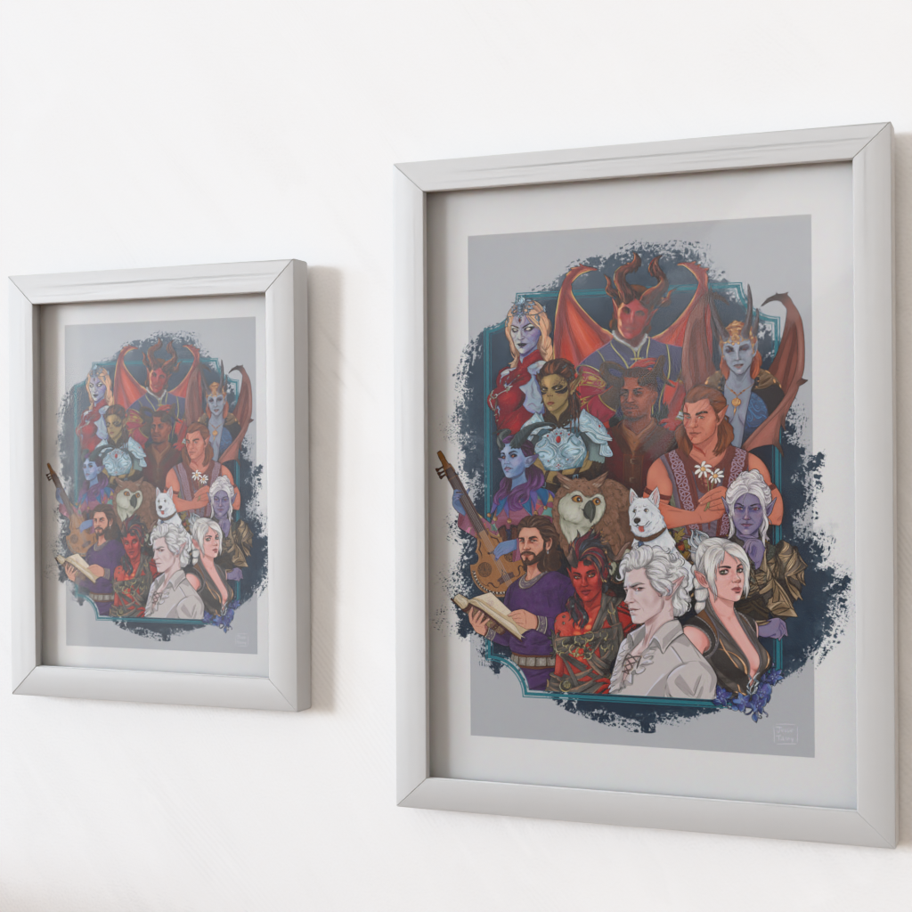 Art Print - BG3 Cast
