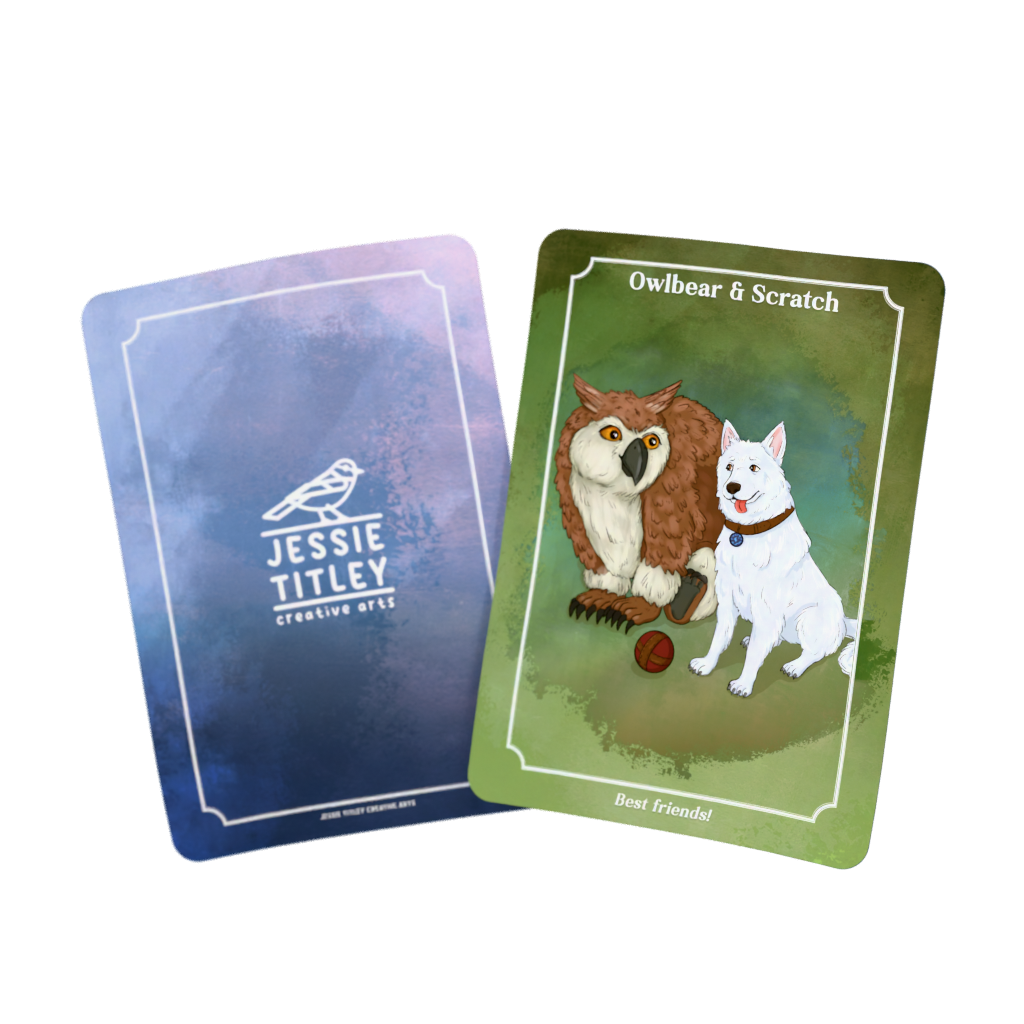 Collectible Card - Owlbear & Scratch