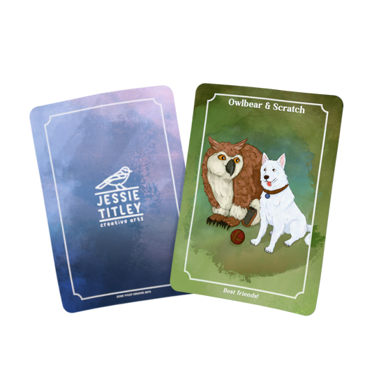 Collectible Card - Owlbear & Scratch