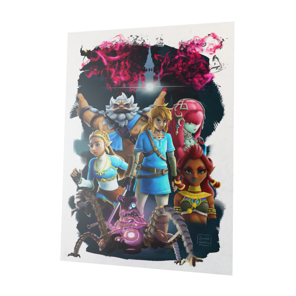 Art Print - Zelda Breath of the Wild