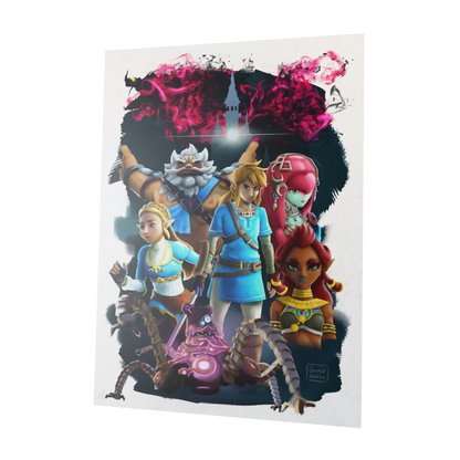 Art Print - Zelda Breath of the Wild
