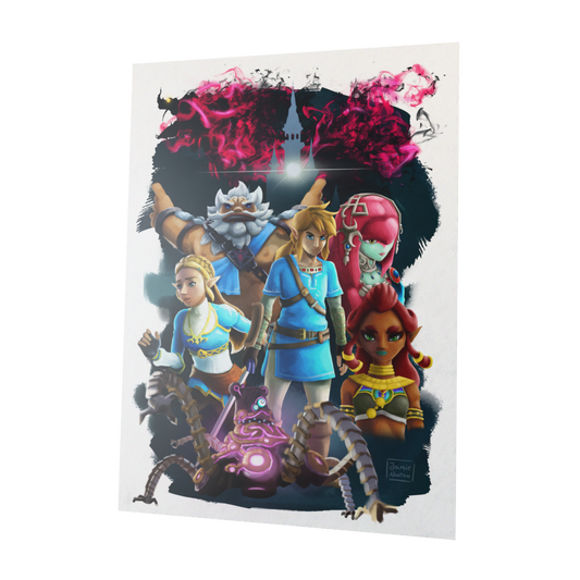 Art Print - Zelda Breath of the Wild