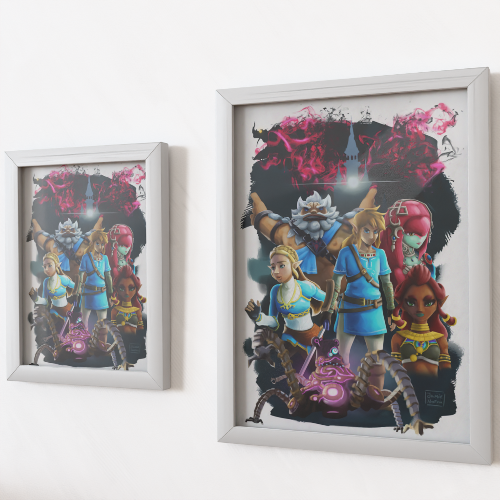Art Print - Zelda Breath of the Wild