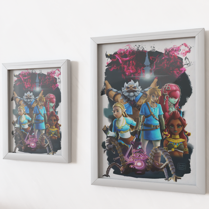 Art Print - Zelda Breath of the Wild