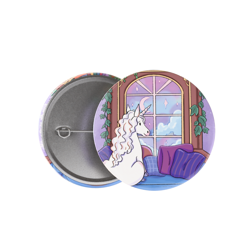 Button - Unicorn Window