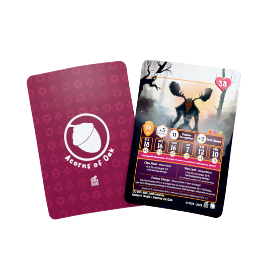 D&D Cards - Creature: Forest Fiend