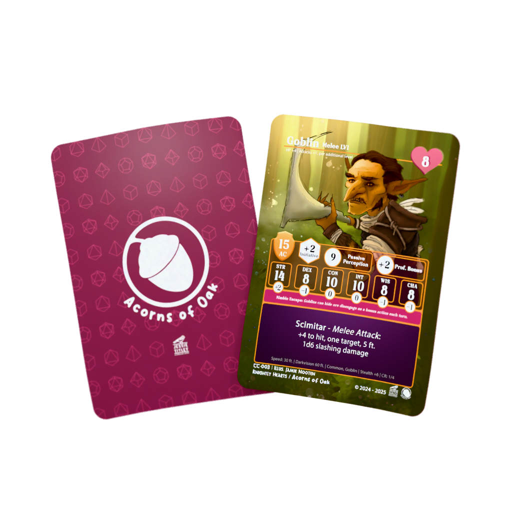 D&D Cards - Creature: Goblin (Melee)