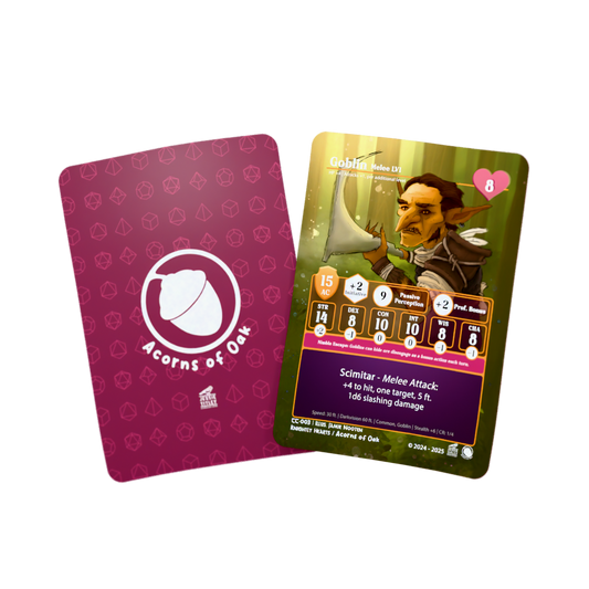 D&D Cards - Creature: Goblin (Melee)