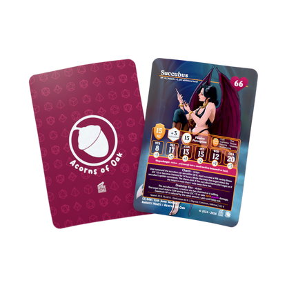 D&D Cards - Creature: Succubus
