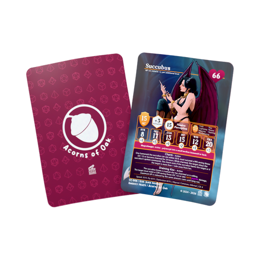 D&D Cards - Creature: Succubus