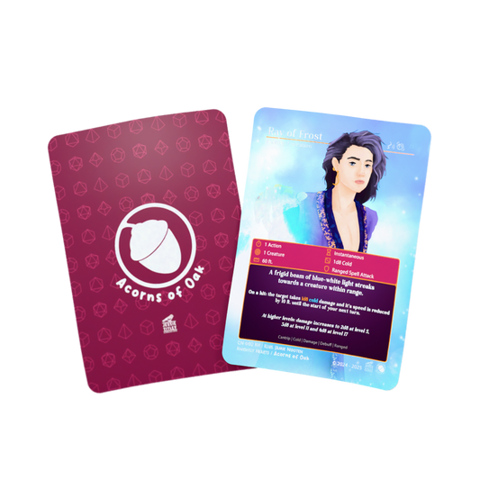 D&D Cards - Cantrip: Ray of Frost