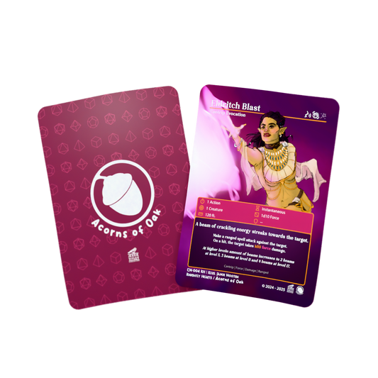 D&D Cards - Cantrip: Eldritch Blast
