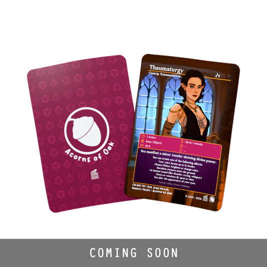 D&D Cards - Cantrip: Thaumaturgy
