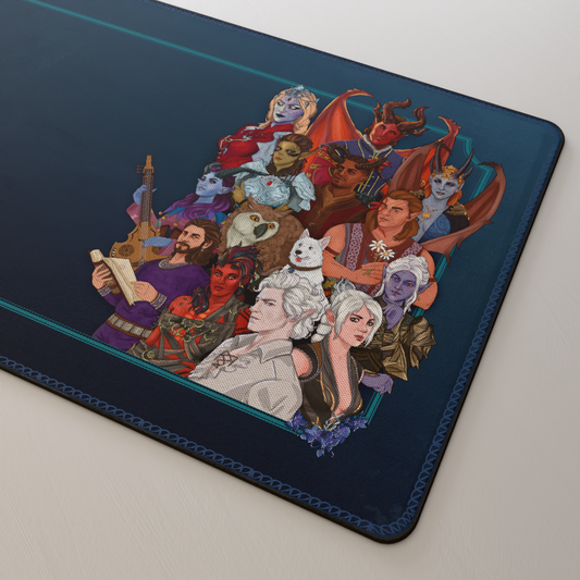 Deskmat - BG3 Cast