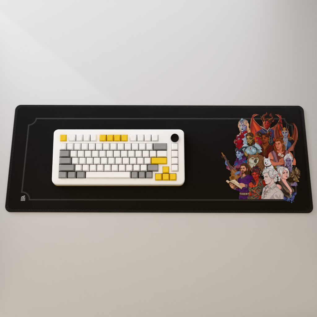 Deskmat - BG3 Cast