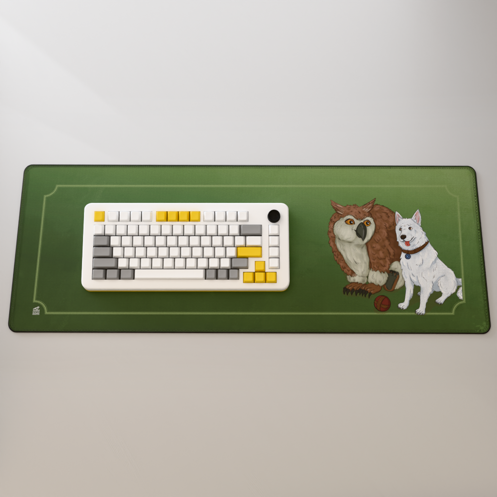 Deskmat - Owlbear & Scratch