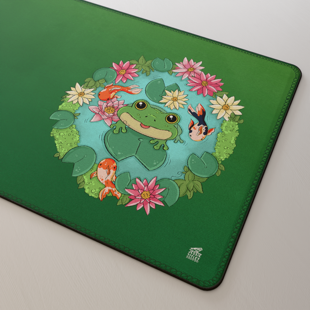 Deskmat - Frogs