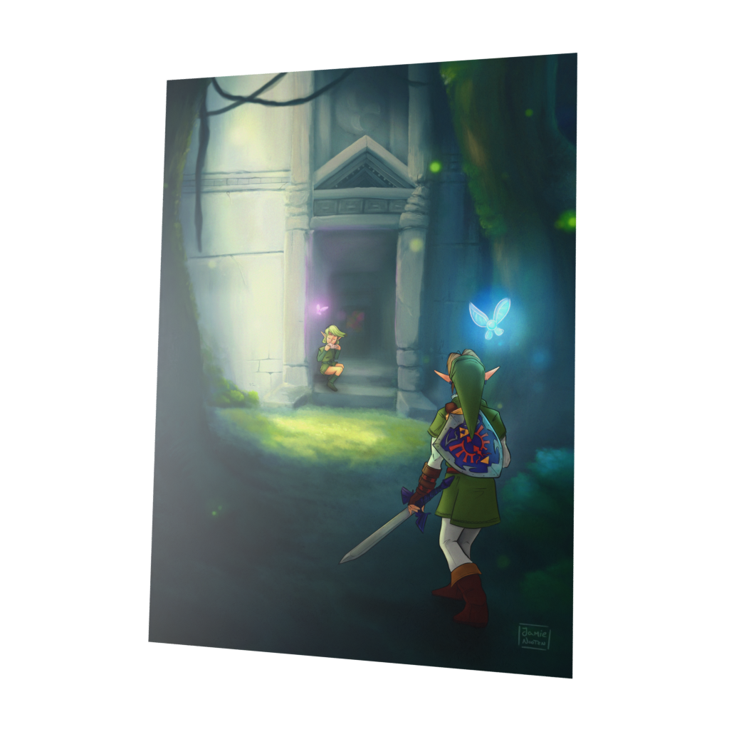 Art Print - Zelda Forest Temple