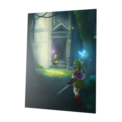 Art Print - Zelda Forest Temple