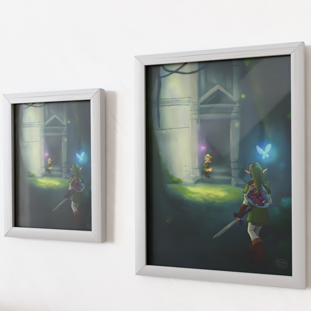Art Print - Zelda Forest Temple