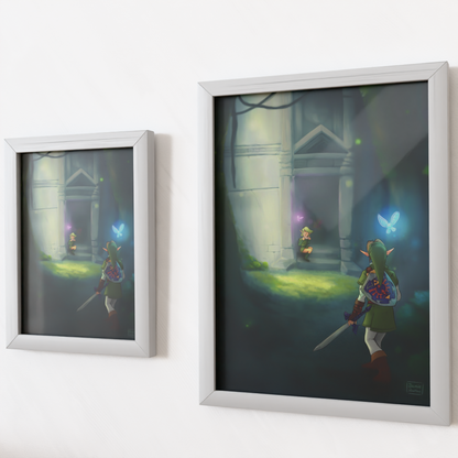 Art Print - Zelda Forest Temple