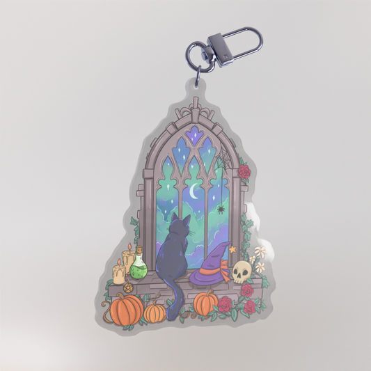 Keychain - Cat Window