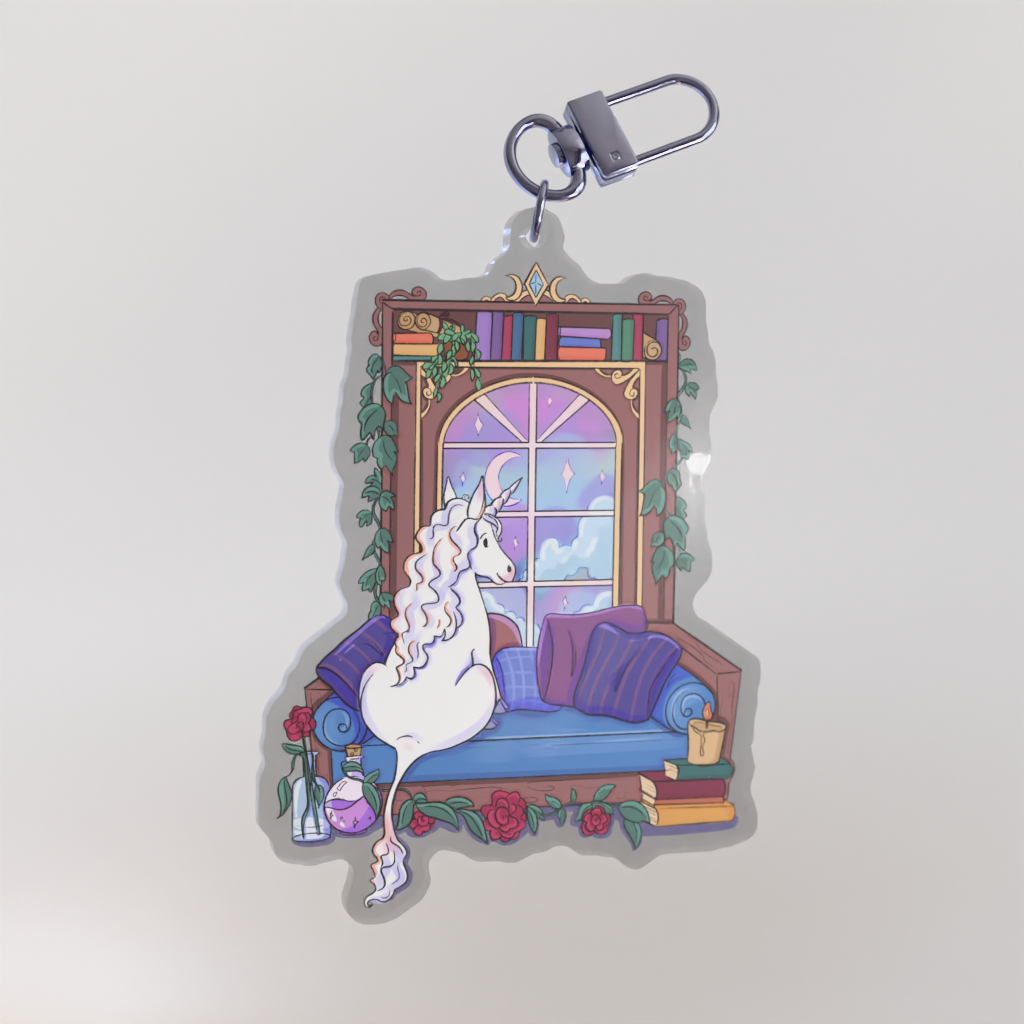 Keychain - Unicorn Window