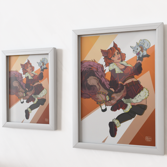 Art Print - Squirrel Girl