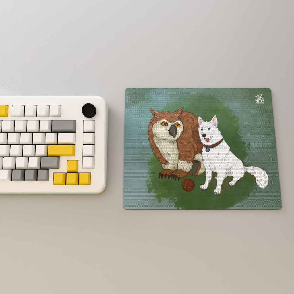 Mousepad - Owlbear & Scratch