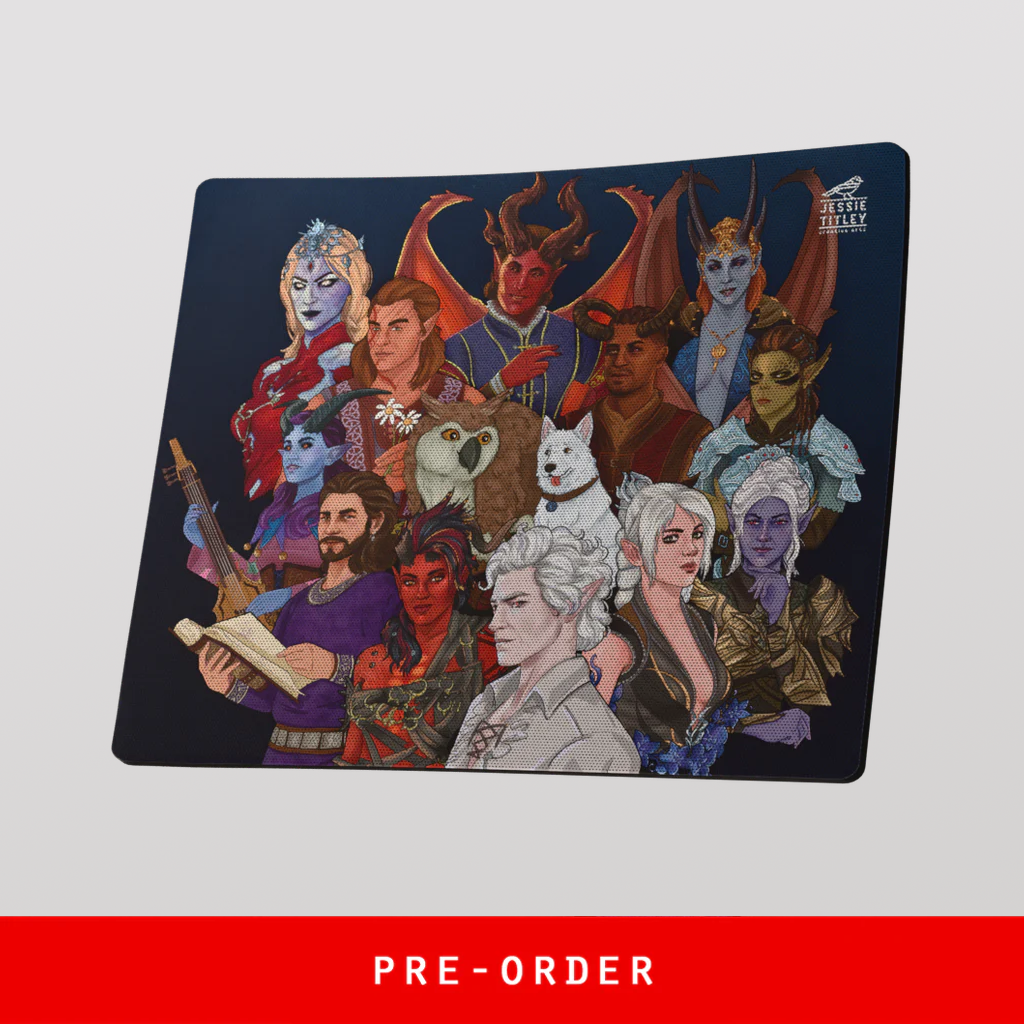 Mousepad - BG3 Cast