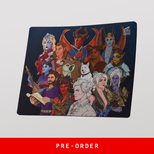 Mousepad - BG3 Cast