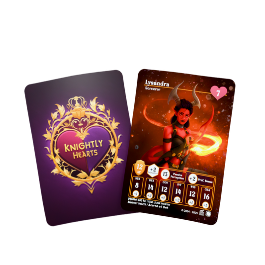 D&D Cards - Knighlty Hearts: Lysandra