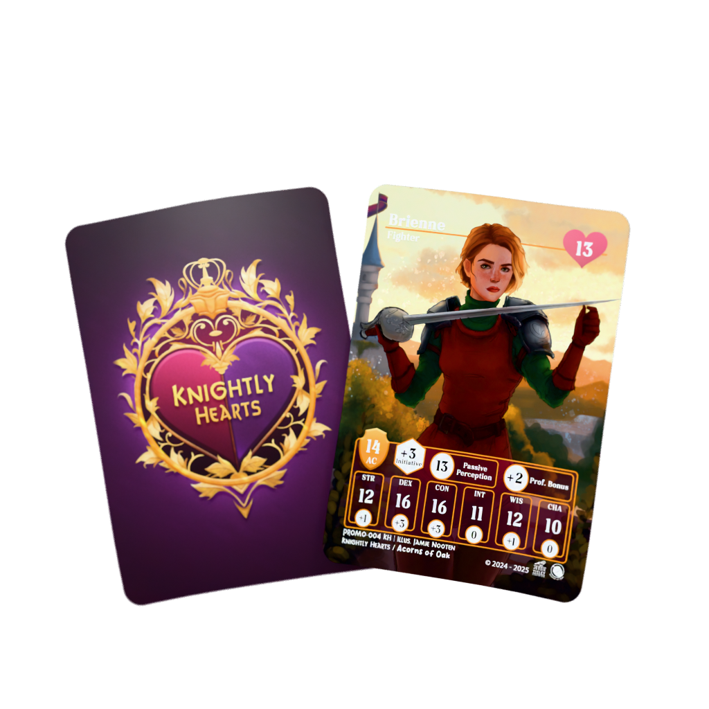 D&D Cards - Knighlty Hearts: Brienne