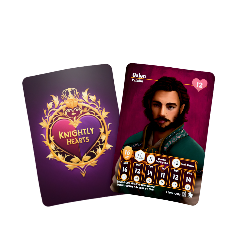 D&D Cards - Knighlty Hearts: Galen