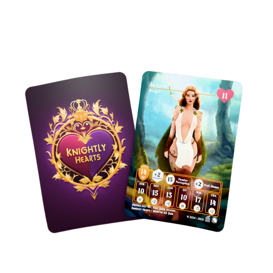 D&D Cards - Knighlty Hearts: Aelora