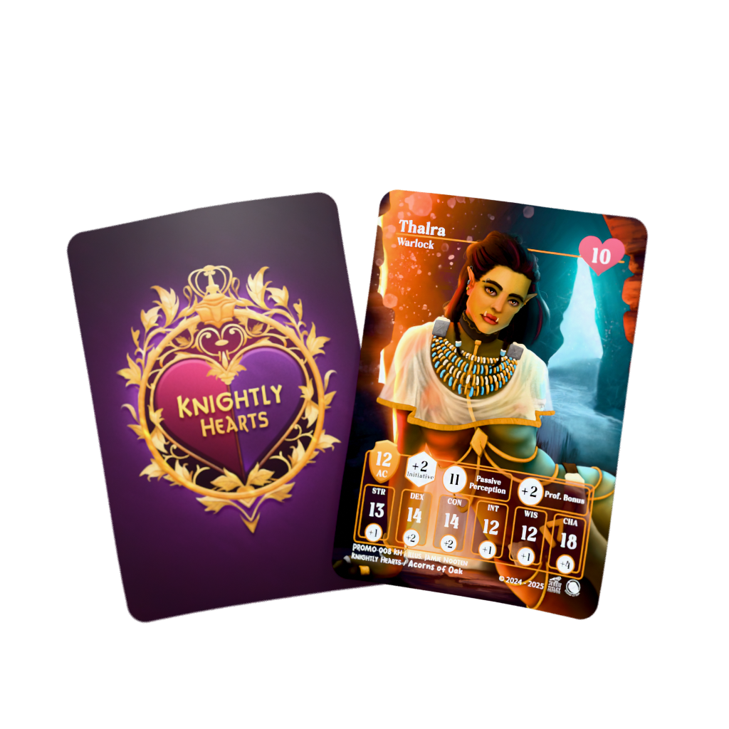 D&D Cards - Knighlty Hearts: Thalra