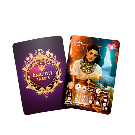 D&D Cards - Knighlty Hearts: Thalra
