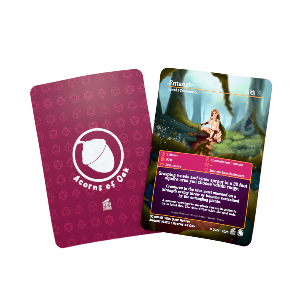 D&D Cards - Spells: Entangle