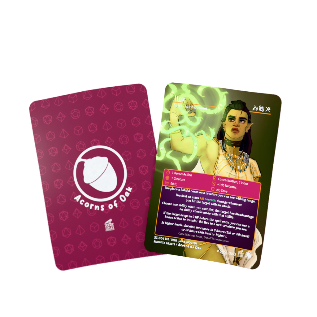 D&D Cards - Spells: Hex